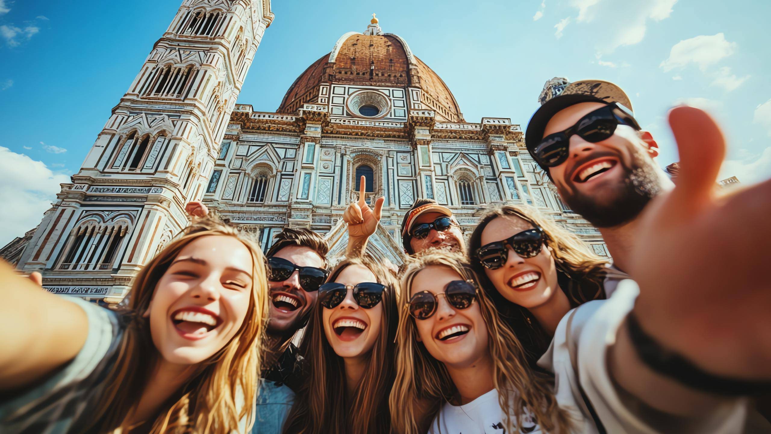 Hotel-Caravaggio-Firenze-foto-orizzontale-ragazzi-tour-personalizzati-duomo-firenze